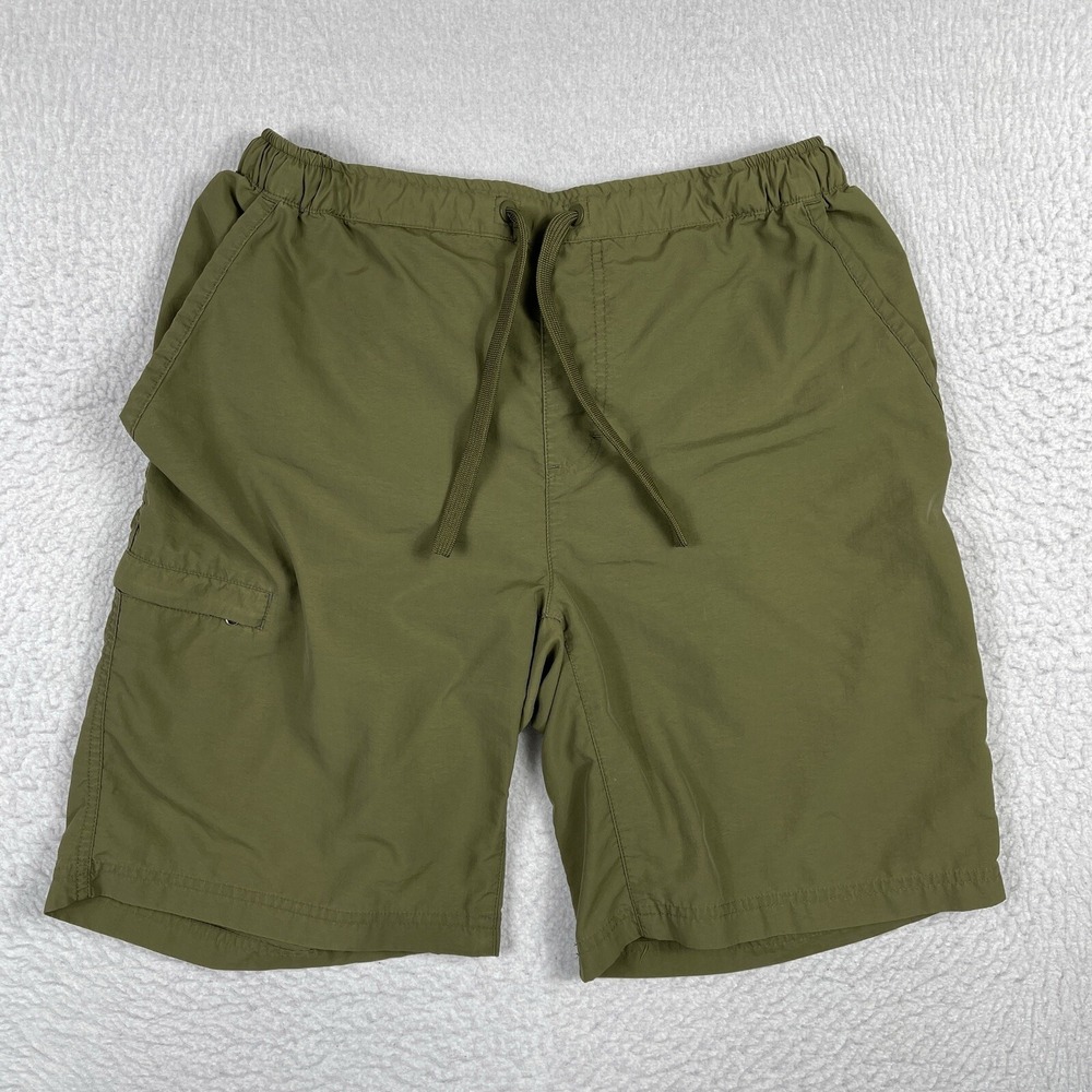 REI Co-op Shorts Mens Large Olive Green Hiking Swim Mesh‎ Lined Cargo Pocket
